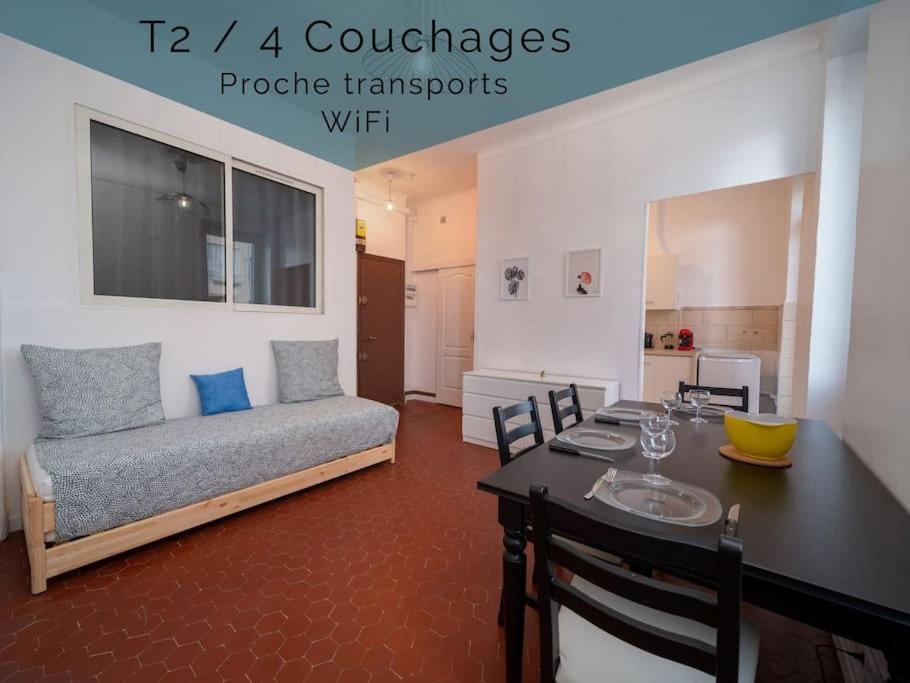 Appartement Tout Equipe 4 Couchages Belle De Mai 马赛 外观 照片